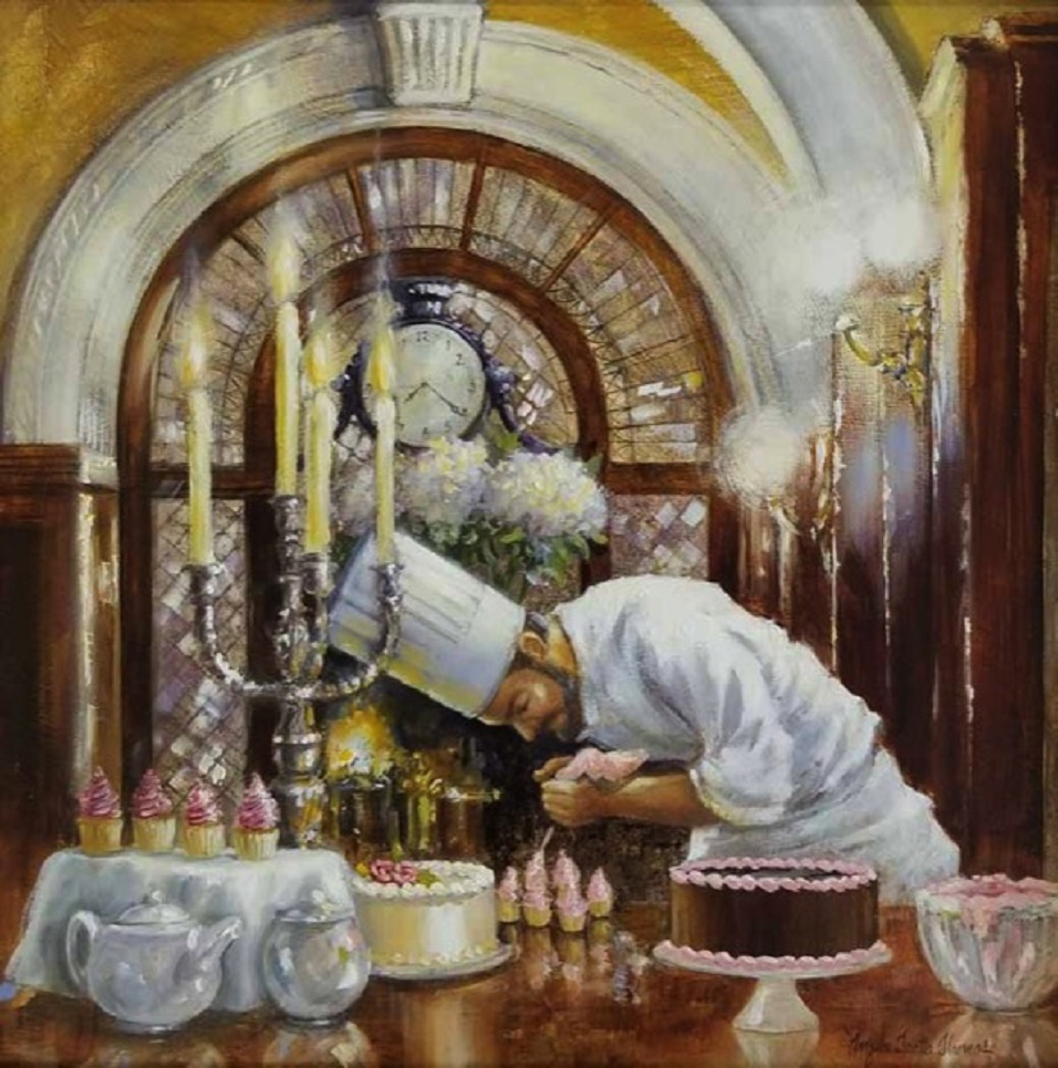 oil painting by angela trotta thomas