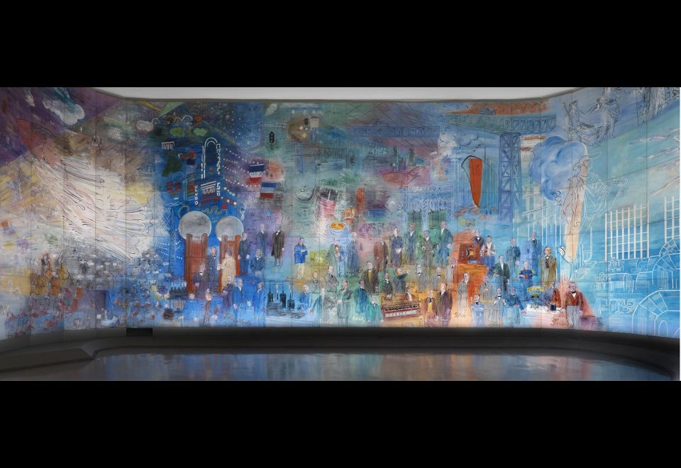 largest painting electricity fairy paris by raoul dufy