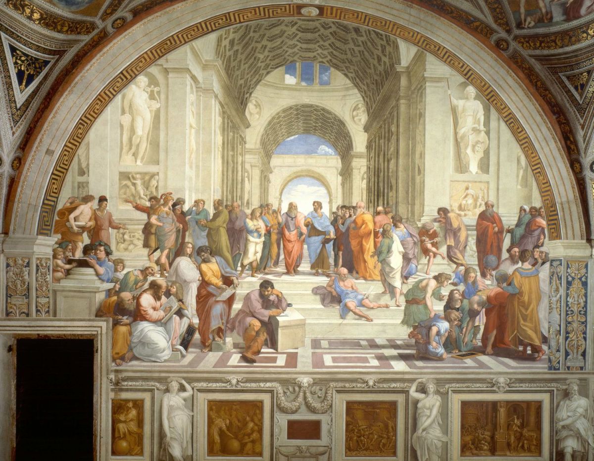 famous painting frescoes by raphael