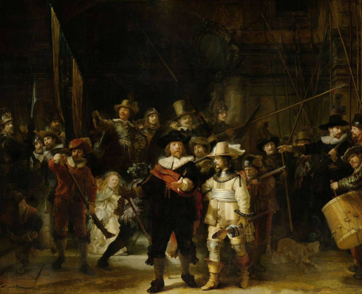 famous painting nights watch by rembrandt