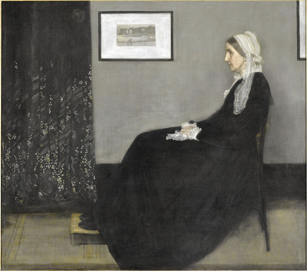 famous painting whister mother by james mcneil whistler