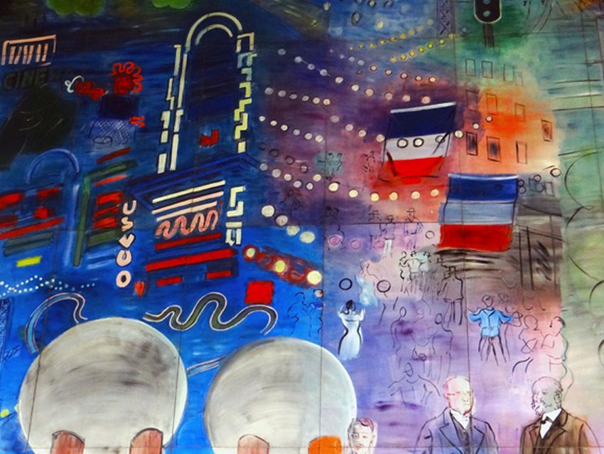 largest painting electricity fairy paris by raoul dufy