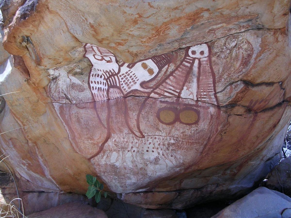 rock painting kimberley australia