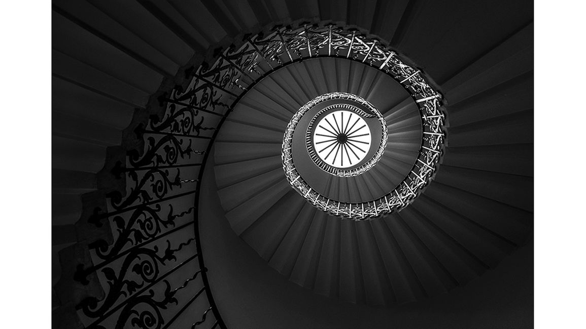 black white photography photographer year 2020 spiral staircase jacqueline hammer