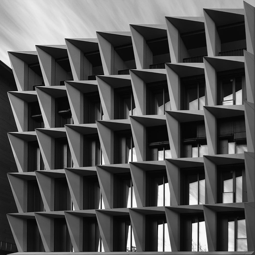 abstract photography building thorny facade by thomasz