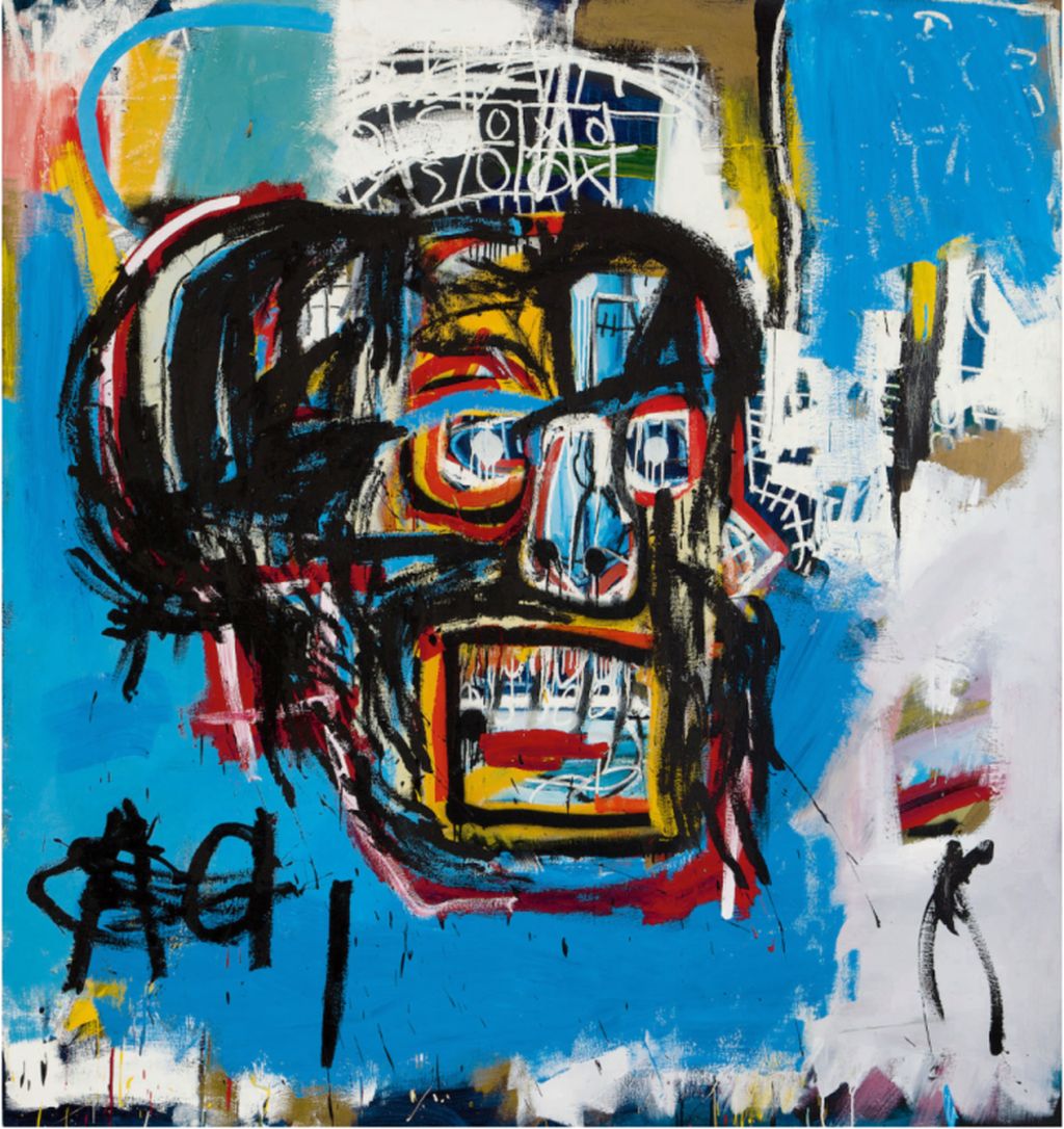 1 expensive untitled artwork exhibited at paris by jean michel basquiat